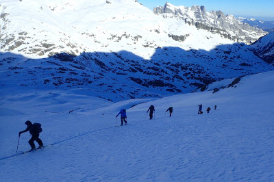 Skitour 2019. Bild: Nick Rllin